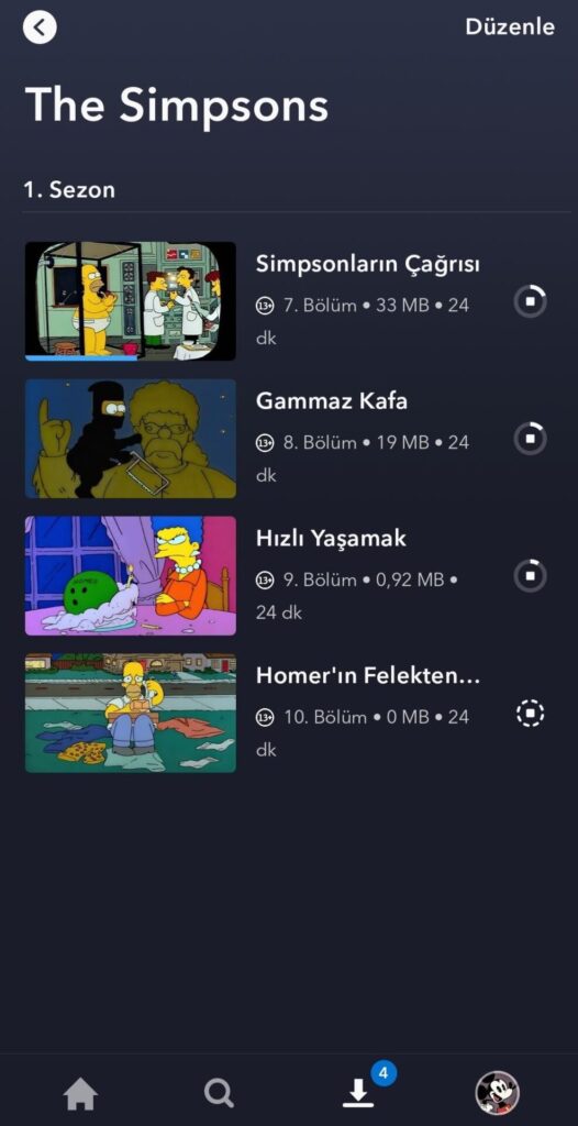 Disney Plus İndirme Özelliği