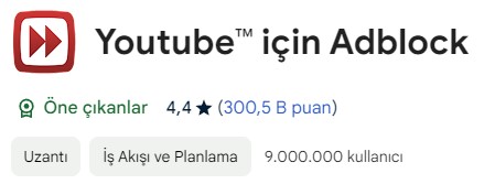 Youtube™ için Adblock indir